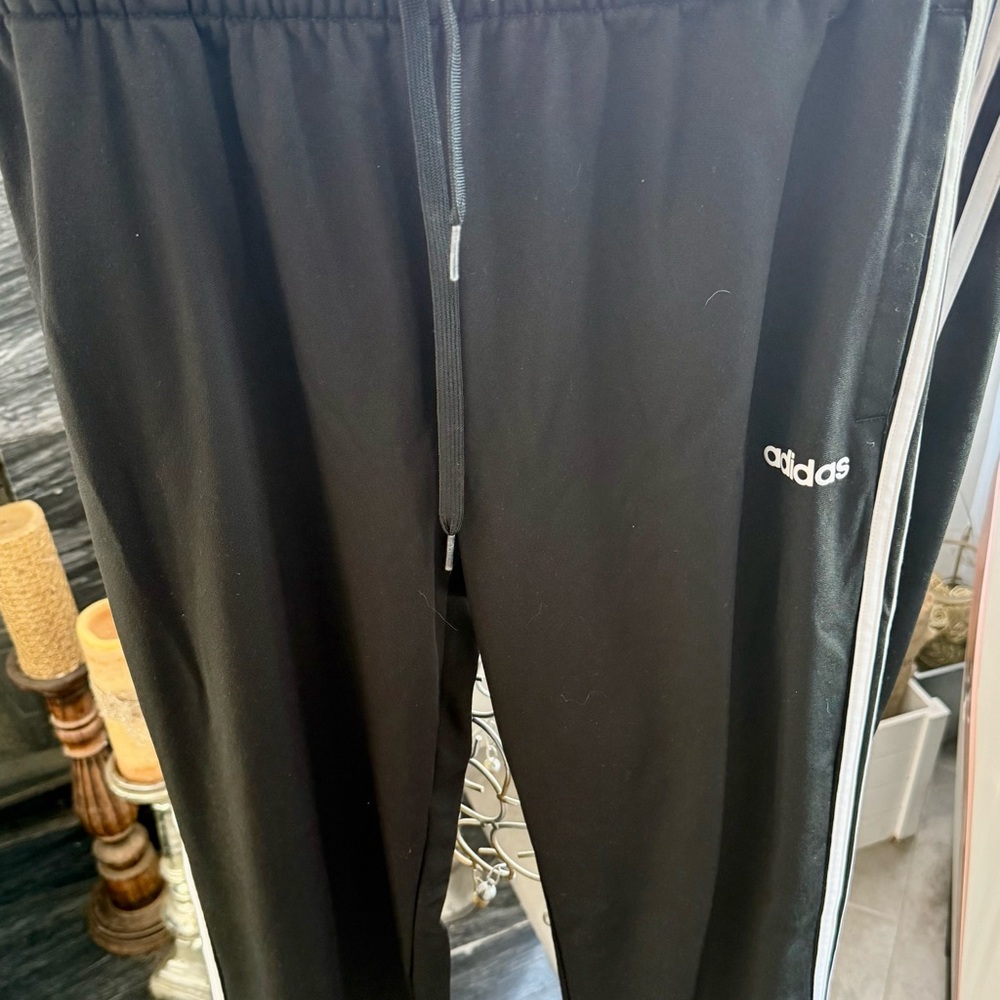 Adidas Black Track Pants Unisex NWOT